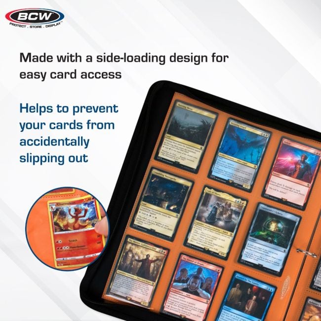 SIDE LOADING 18-POCKET PRO PAGES - ORANGE