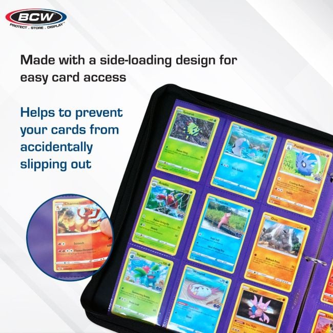 SIDE LOADING 18-POCKET PRO PAGES - PURPLE