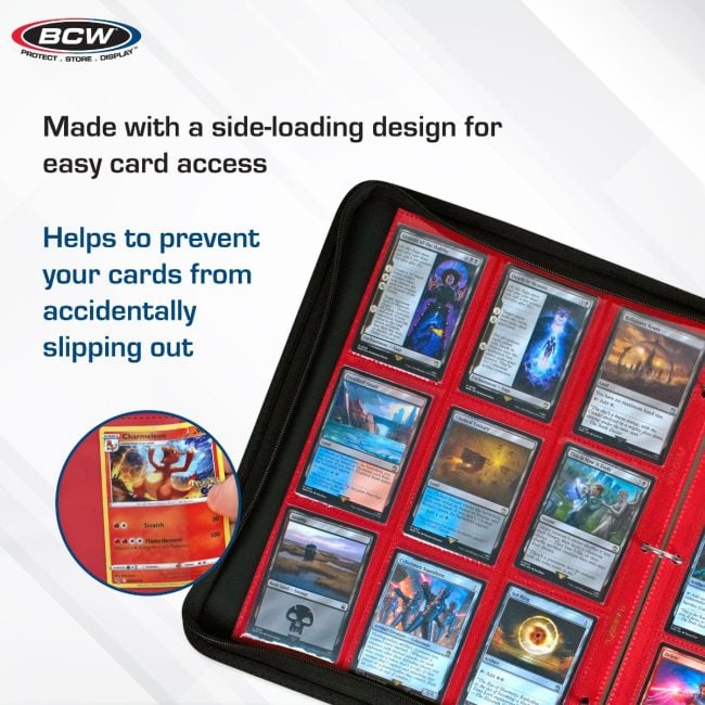 SIDE LOADING 18-POCKET PRO PAGES - RED