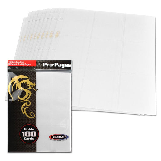 SIDE LOADING 18 POCKET PRO PAGES - WHITE