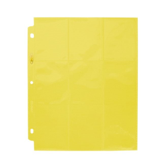 SIDE LOADING 18-POCKET PRO PAGES - YELLOW