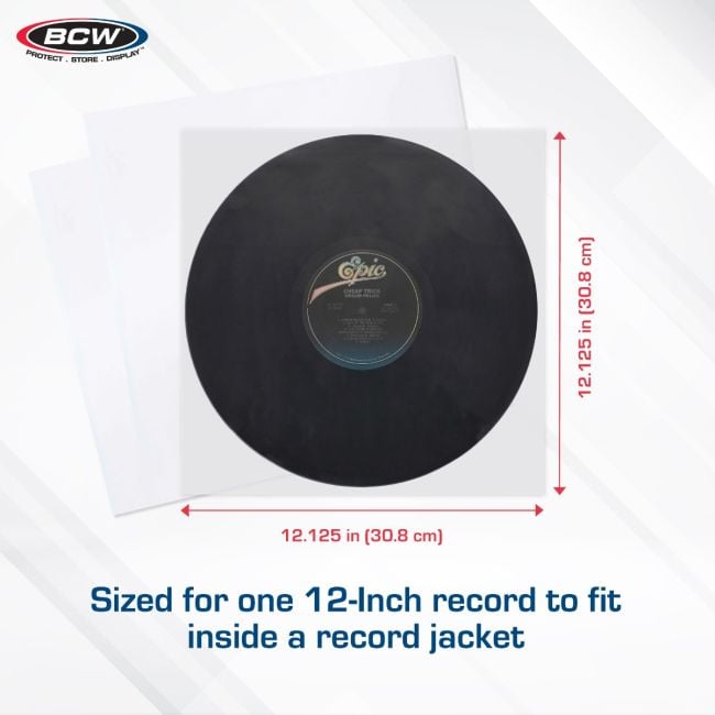 PAPER RECORD INNER SLEEVE 12 INCH - ANTI-STATIC