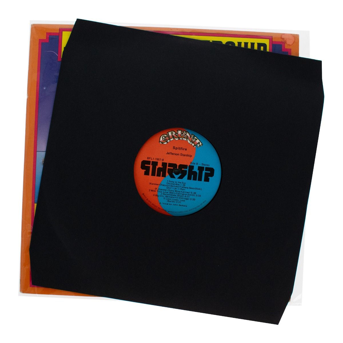 PAPER RECORD INNER SLEEVES 12 INCH-CUT CORNERS-BLACK