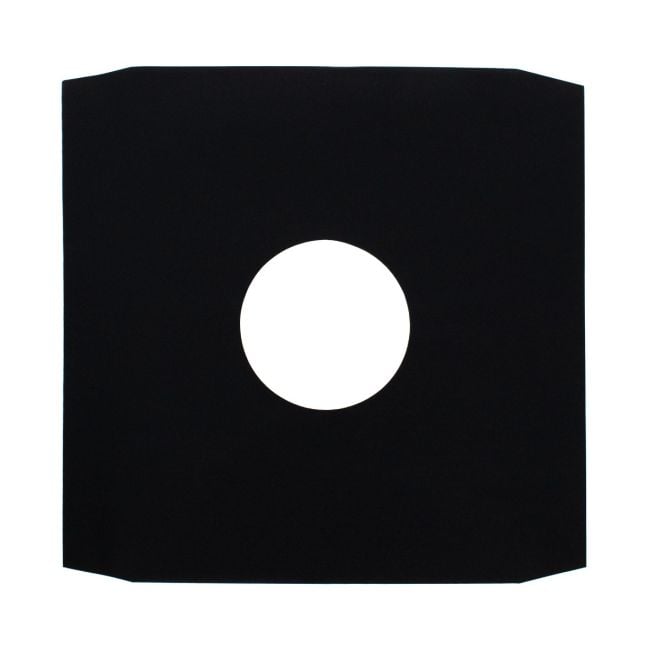 PAPER RECORD INNER SLEEVES 12 INCH-CUT CORNERS-BLACK