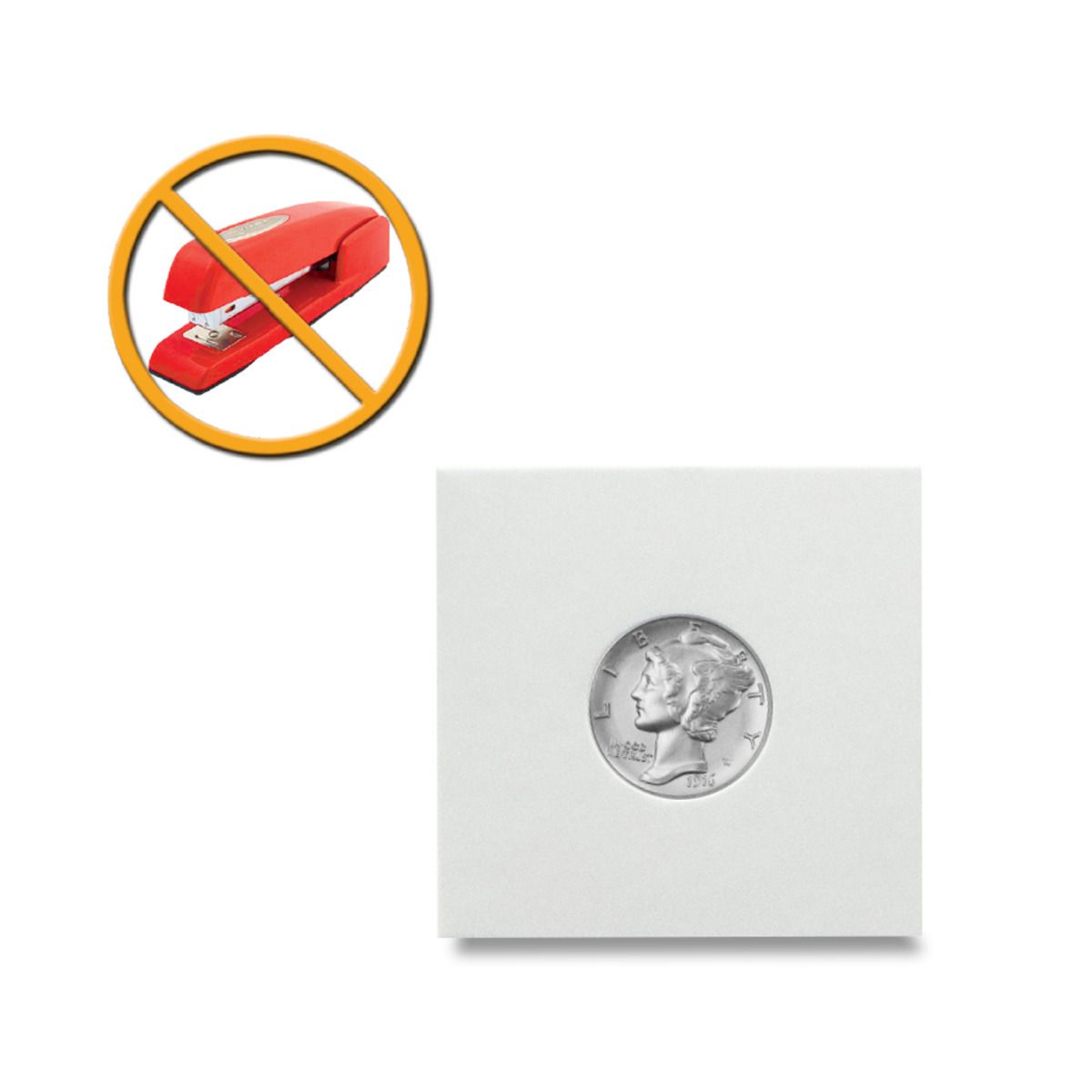 PAPER FLIPS 2X2 - ADHESIVE - DIME