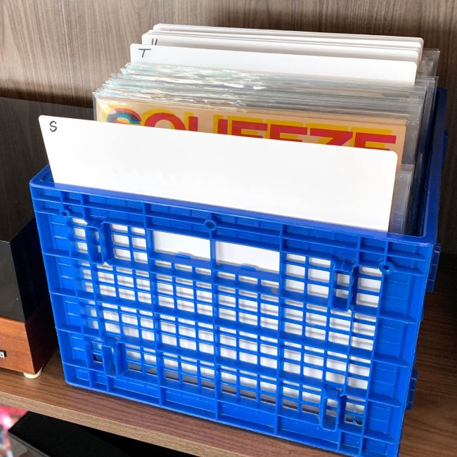 12 INCH RECORD DIVIDERS - MEDIUM - WHITE
