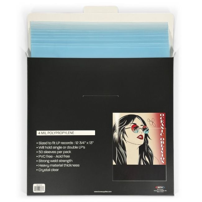 RECORD SLEEVES - 12 3/4 X 13 -50ct