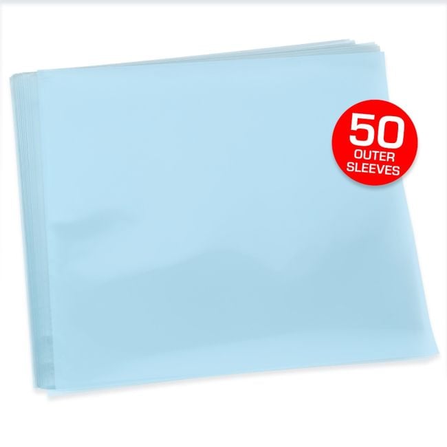 12-Inch Record Sleeves - Polypropylene - 50 Pack