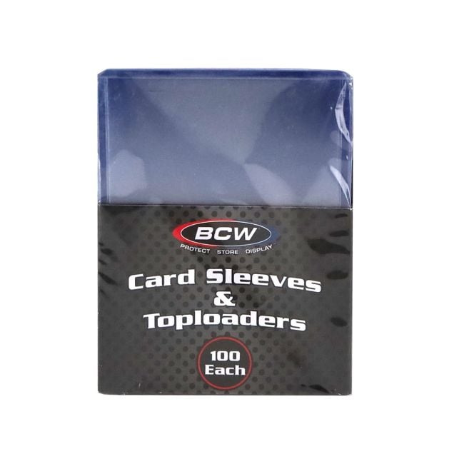 CARD SLEEVES -  TOPLOAD HOLDER  STANDARD SIZE 100 CT PACK