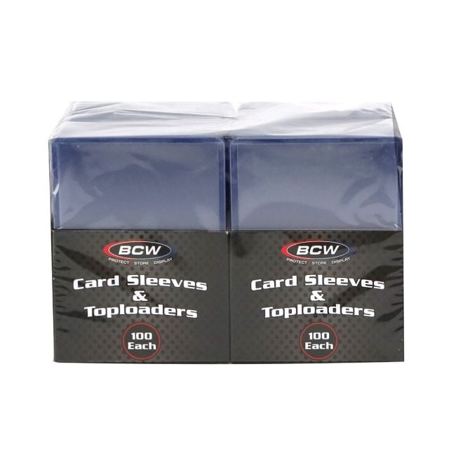 CARD SLEEVES -  TOPLOAD HOLDER  STANDARD SIZE 200 CT PACK