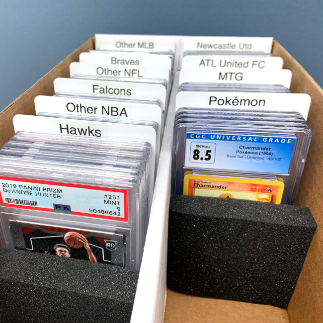 TRADING CARD DIVIDERS - GRADED