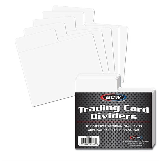 TRADING CARD DIVIDERS - HORIZONTAL