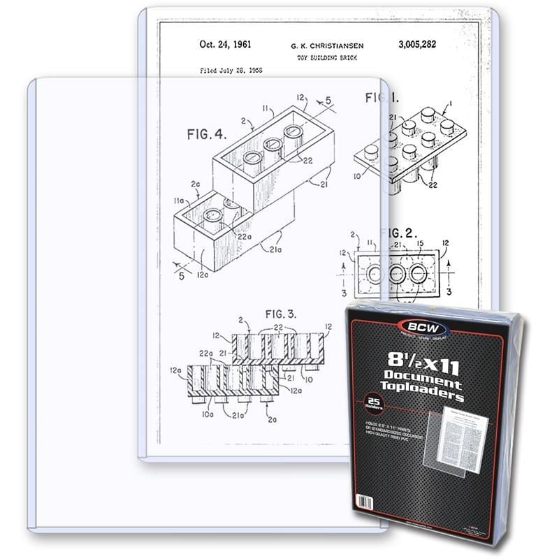 TOPLOAD HOLDER - 8.5 X 11 - DOCUMENT
