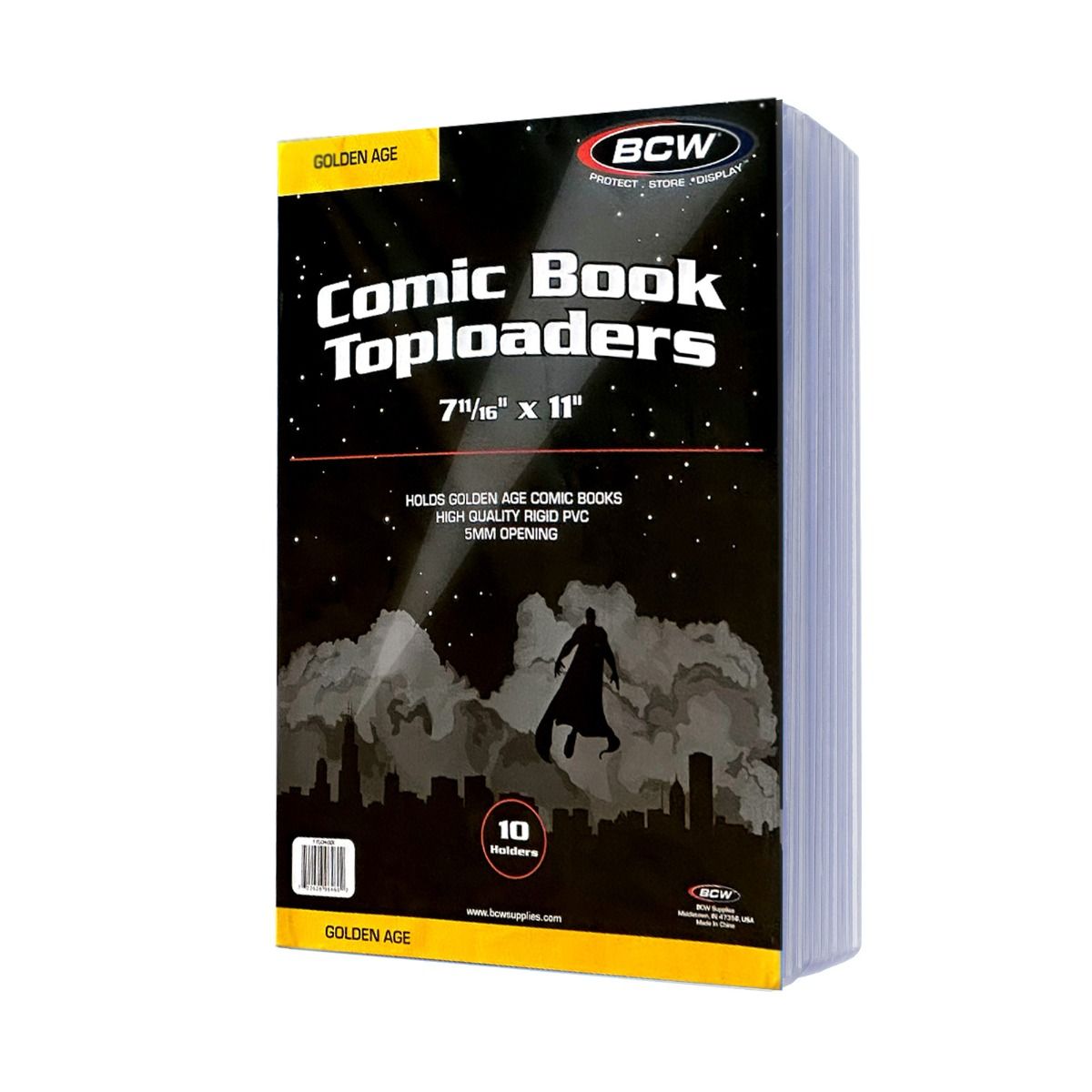 TOPLOAD HOLDER - 8 X 11 X 5MM - GOLDEN COMIC