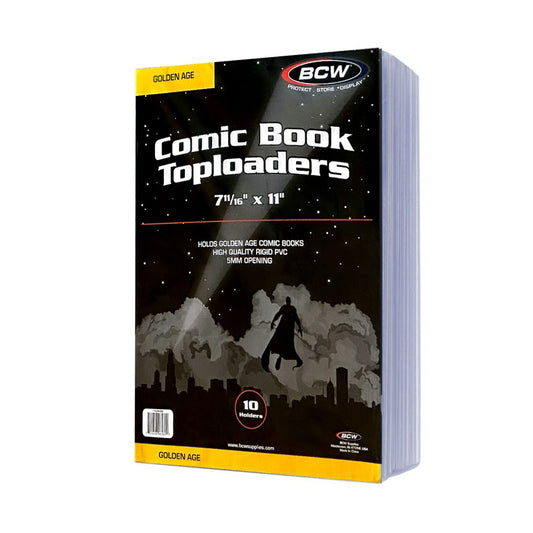 TOPLOAD HOLDER - 8 X 11 X 5MM - GOLDEN COMIC