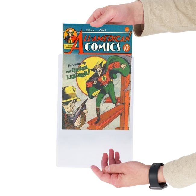 TOPLOAD HOLDER - 8 X 11 X 5MM - GOLDEN COMIC