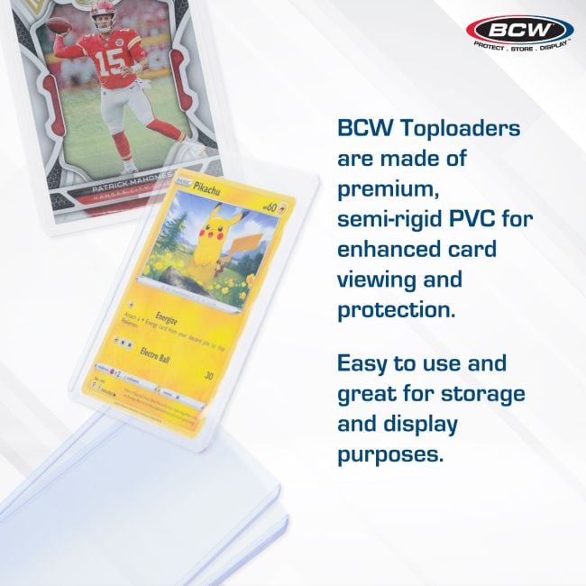 BCW 3x4 Topload Card Holder - Standard