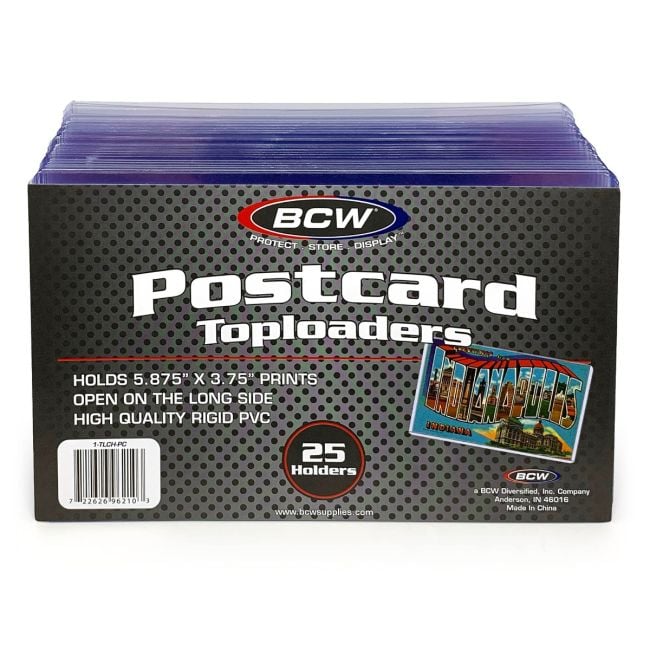 TOPLOAD HOLDER - 5.875 X 3.75 - POSTCARD