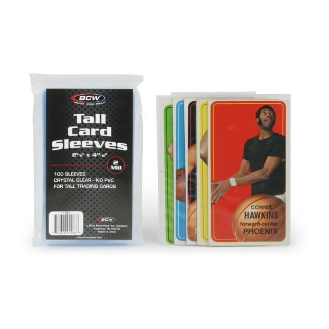 TALL CARD SLEEVES - 2 5/8 X 4 13/16