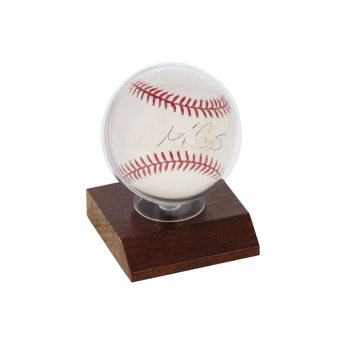 WOODBASE BASEBALL HOLDER