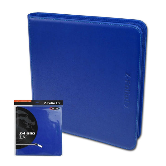 ZIPPER FOLIO 12-POCKET - LX - BLUE