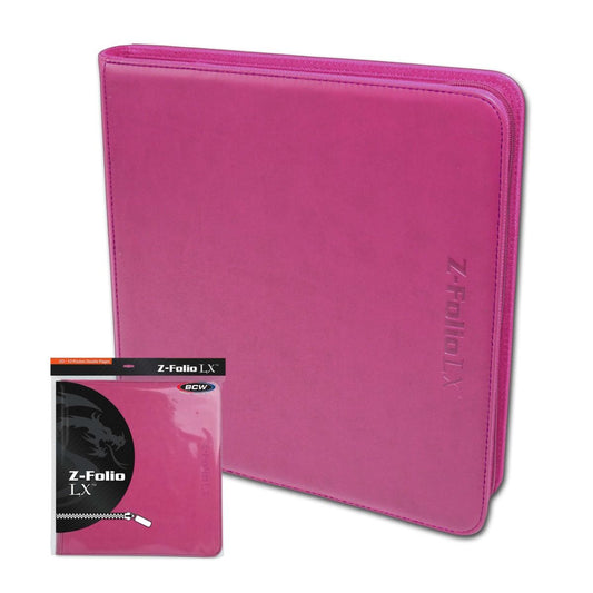 ZIPPER FOLIO 12-POCKET - LX - PINK