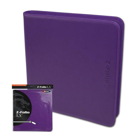 ZIPPER FOLIO 12-POCKET - LX - PURPLE