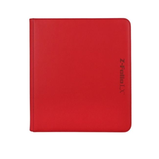 ZIPPER FOLIO 12-POCKET - LX - RED