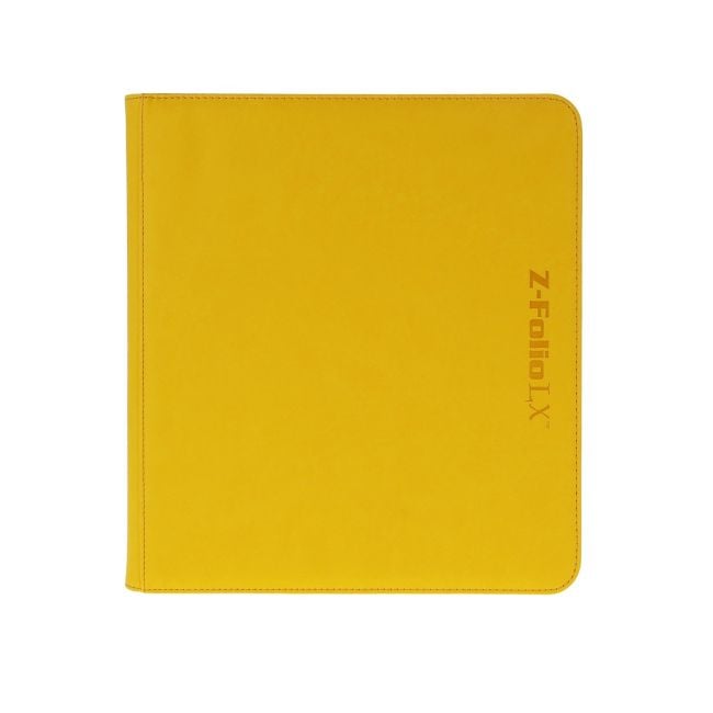 ZIPPER FOLIO 12-POCKET - LX - YELLOW