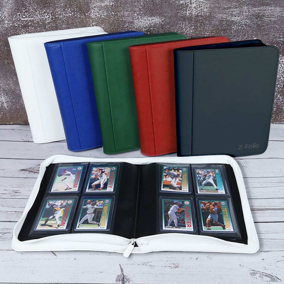 Z-Folio 4-Pocket LX Album - Toploaders - White