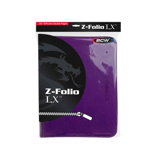 Z-FOLIO 9-POCKET LX - PURPLE