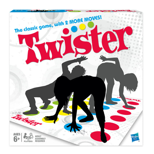 Twister Party Floor Board Game for Kids and Family Ages 6 and up 2+ Players