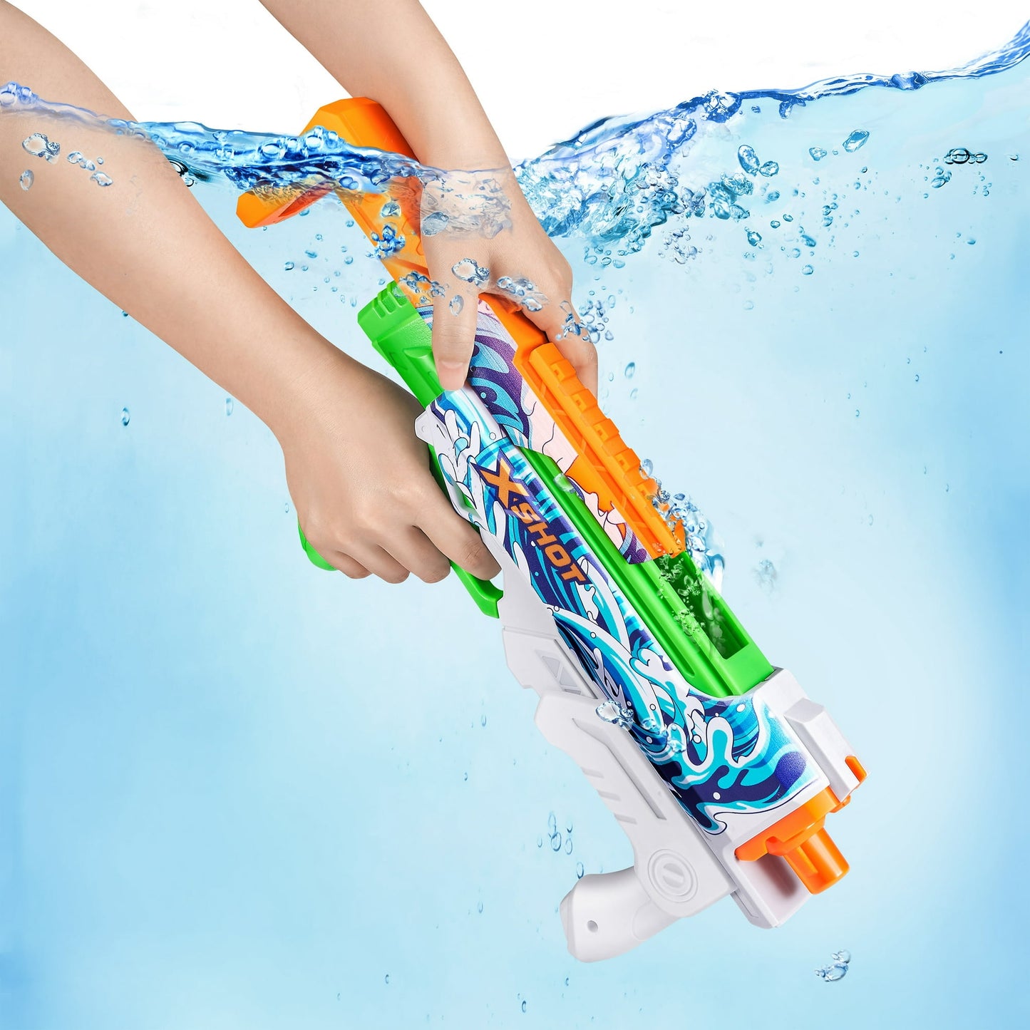 X-Shot Fast-Fill Skins Hyperload Water Blaster by ZURU