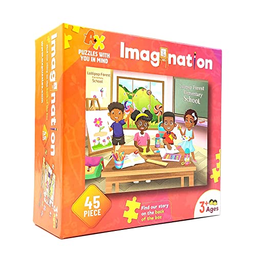 A+X Imagination Kids' Jigsaw Puzzle - 45pc (Please be advised that sets may be missing pieces or otherwise incomplete.)