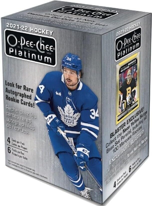 2021-22 Upper Deck O-Pee-Chee Platinum Hockey Blaster Box