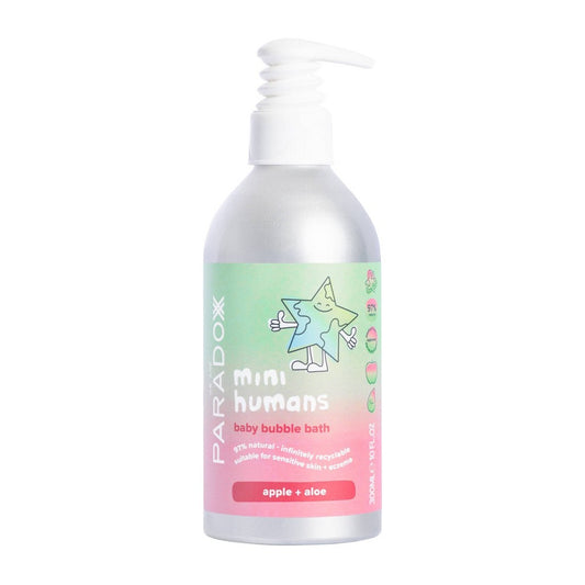 We Are Paradoxx Mini Humans Baby Bubble Bath Soaks - Apple + Aloe - 10 Fl Oz