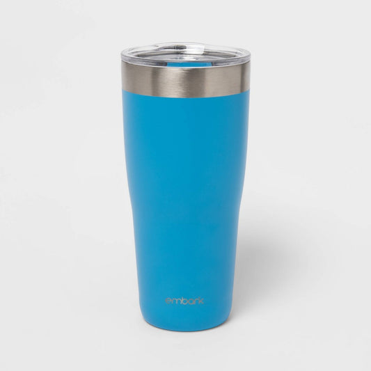 30oz Stainless Steel Lidded Tumbler Cobalt - Embark™