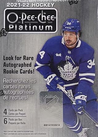 2021-22 Upper Deck O-Pee-Chee Platinum Hockey Blaster Box