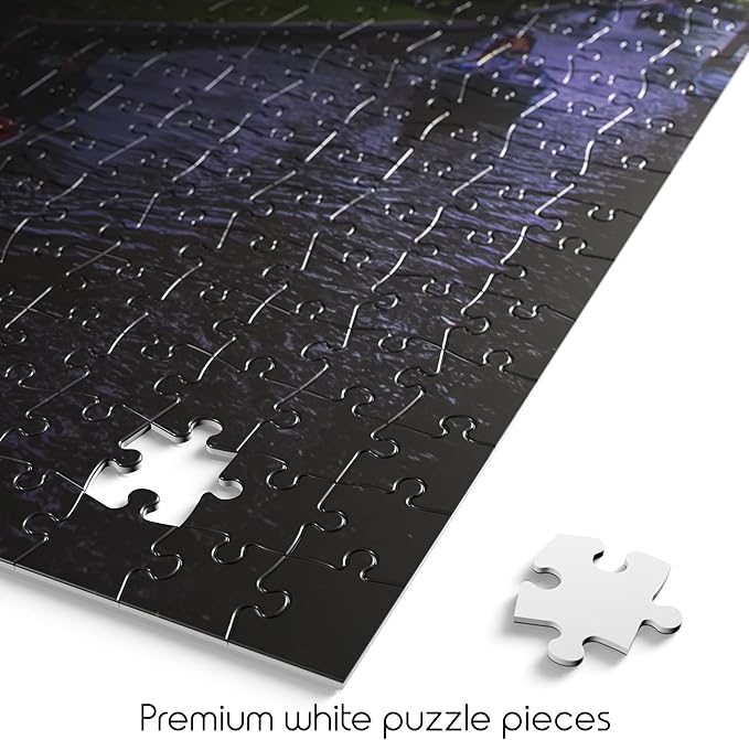 Buffalo Games - Blanc - Blanc - Venice of The Netherlands - 300 Piece Jigsaw Puzzle for Families Challenging Puzzle Perfect for Game Nights