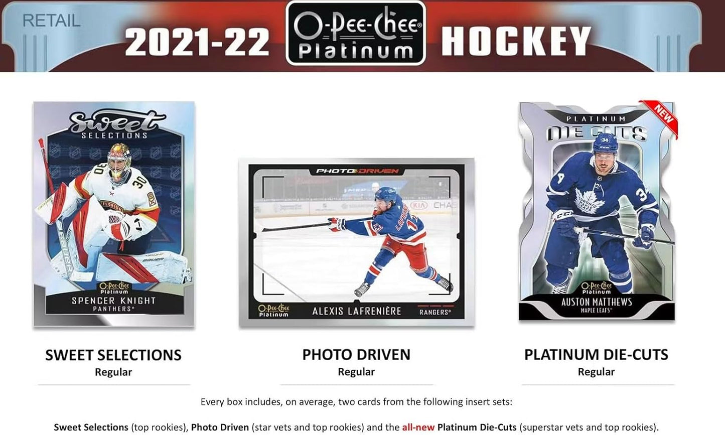 2021-22 Upper Deck O-Pee-Chee Platinum Hockey Blaster Box