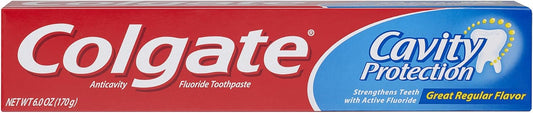 Colgate Cavity Protection Toothpaste with Fluoride, Mint, 6 Oz
