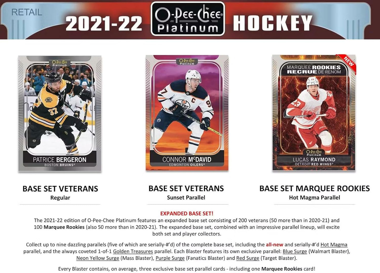 2021-22 Upper Deck O-Pee-Chee Platinum Hockey Blaster Box