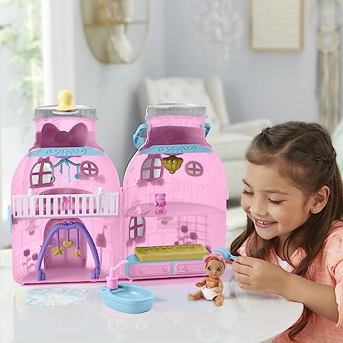 Baby Born Surprise Bottle House Playset with Exclusive Doll - 20+ Surprises 2 Levels of Play 6 Rooms to Explore Kids Ages 3+