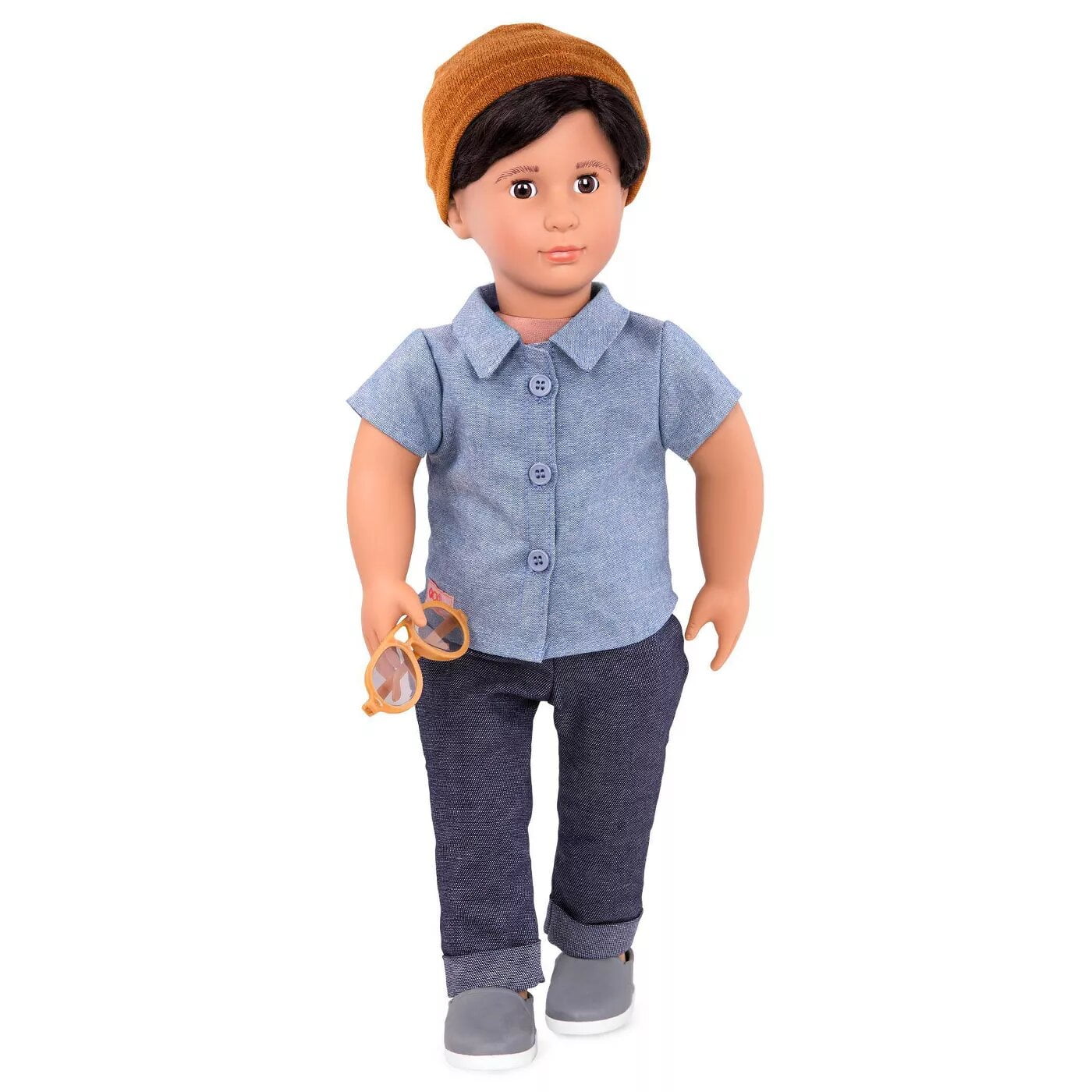 Our Generation 18 inch Boy Doll with Sunglasses Franco
