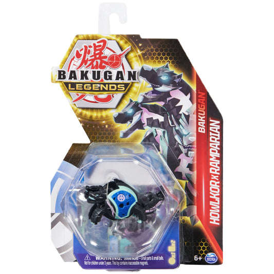 Bakugan Legends, Howlkor X Ramparian, 2-inch-Tall Collectible Action Figure and Trading Cards, Kids Toys for Boys 6 and up