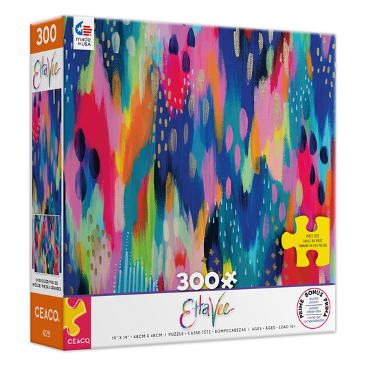 Ceaco - Etta Vie - Hello Color - 300 Piece Oversized Jigsaw Puzzle