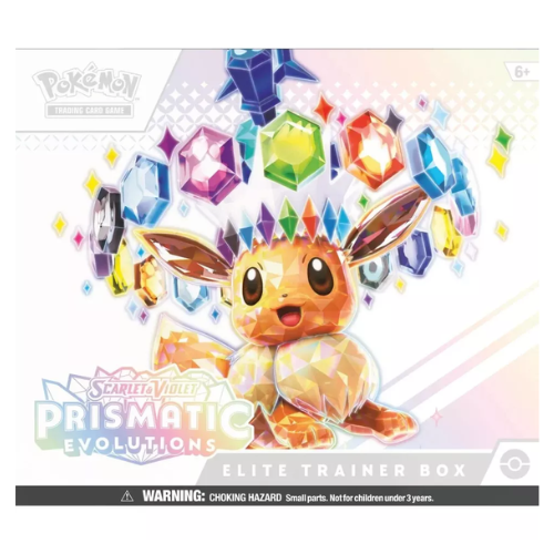 Pokemon Scarlet and Violet 8.5 Prismatic Evolutions Elite Trainer Box | PRESALE