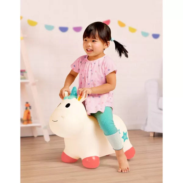 B. toys - Ride-On Unicorn Hopper - Bouncy Boing! - Pixie