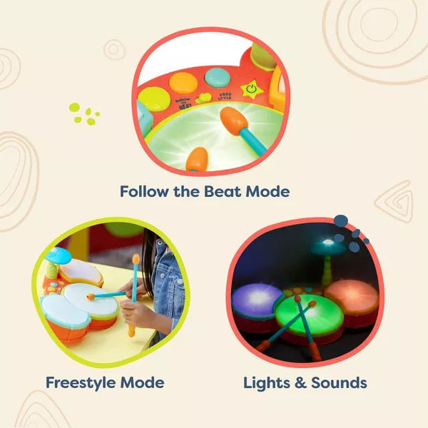 B. toys Toy Drum Set - Little Beats