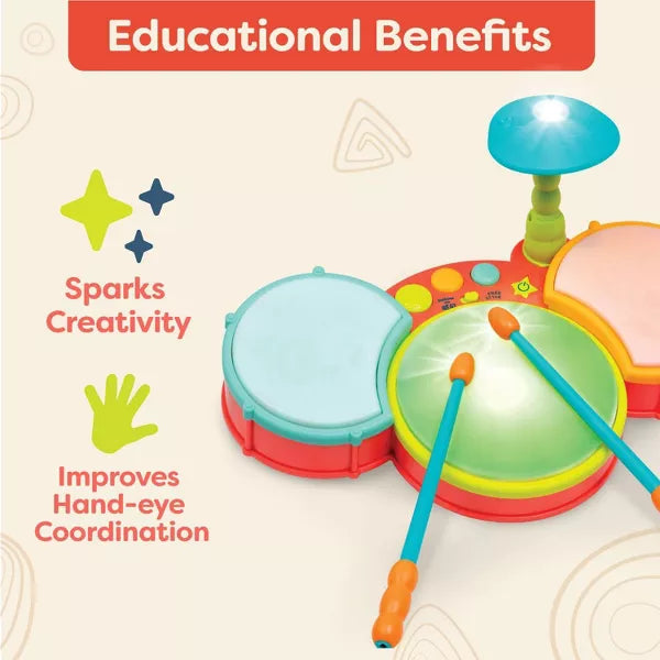 B. toys Toy Drum Set - Little Beats